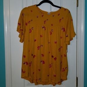 New old navy flowy top